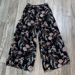 Warehouse fashion Floral Trousers Wide leg UK 10